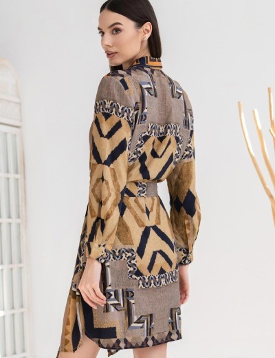 Рубашка средней длины Mia-Amore MARTINIKA 5283, Цвет: мультицвет, Размеры: S, изображение 2