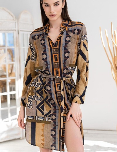 Рубашка средней длины Mia-Amore MARTINIKA 5283, Цвет: мультицвет, Размеры: S, изображение 3