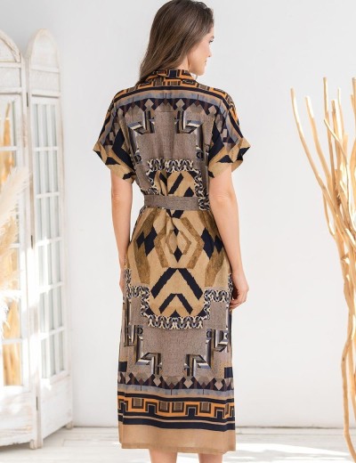 Длинная рубашка-халат Mia-Amore MARTINIKA 5287, Цвет: мультицвет, Размеры: M, изображение 2