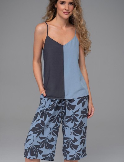 Комплект с удлиненными шортами Mia-Amore ODRIE 5353, Цвет: серо-голубой, Размеры: L, изображение 3