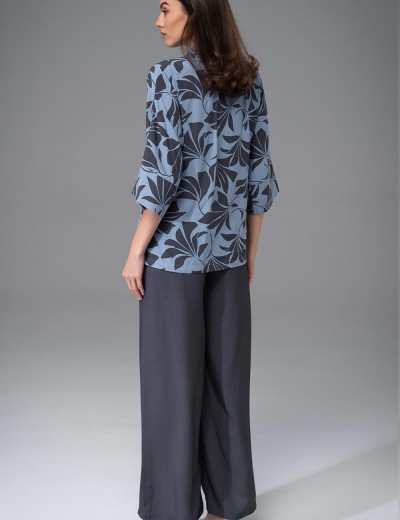 Комплект из тканой вискозы Mia-Amore ODRIE 5355, Цвет: серо-голубой, Размеры: XL, изображение 2