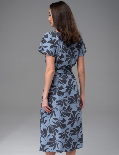 Длинное платье Mia-Amore ODRIE 5358, Цвет: серо-голубой, Размеры: 3XL, изображение 2