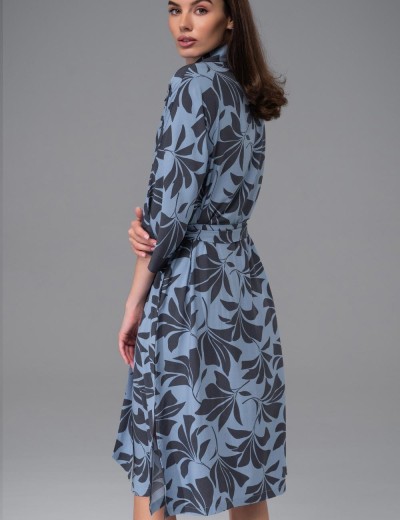 Длинная туника из вискозы Mia-Amore ODRIE 5359, Цвет: серо-голубой, Размеры: 2XL/3XL, изображение 2