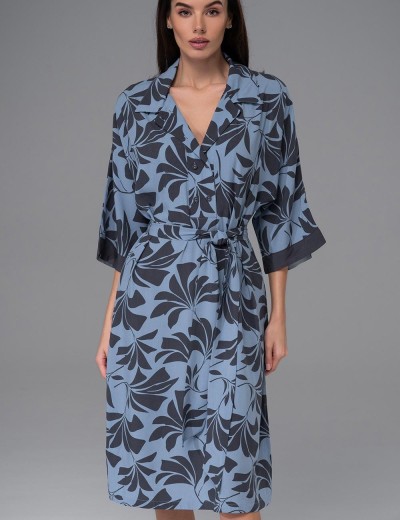 Длинная туника из вискозы Mia-Amore ODRIE 5359, Цвет: серо-голубой, Размеры: 2XL/3XL, изображение 3