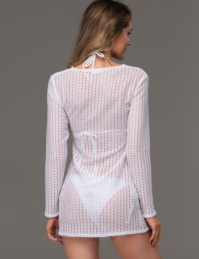 Ажурная туника из хлопка Mia-Amore SEYCHELLES 5381 белый, Цвет: белый, Размеры: M, изображение 2