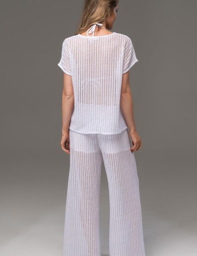 Ажурный комплект для пляжа Mia-Amore SEYCHELLES 5386 белый, Цвет: белый, Размеры: M, изображение 2