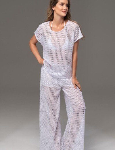 Ажурный комплект для пляжа Mia-Amore SEYCHELLES 5386 белый, Цвет: белый, Размеры: M, изображение 3