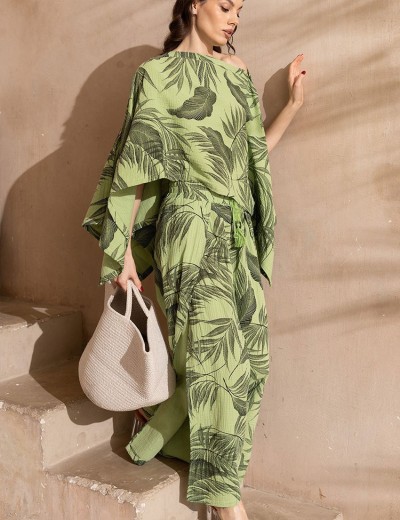 Костюм из хлопка Mia-Amore TENERIFE 5225 зеленый, Цвет: зеленый, Размеры: M, изображение 2