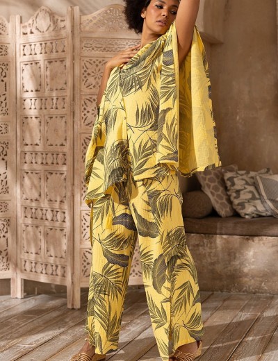 Костюм из хлопка Mia-Amore TENERIFE 5225 желтый, Цвет: желтый, Размеры: M, изображение 3