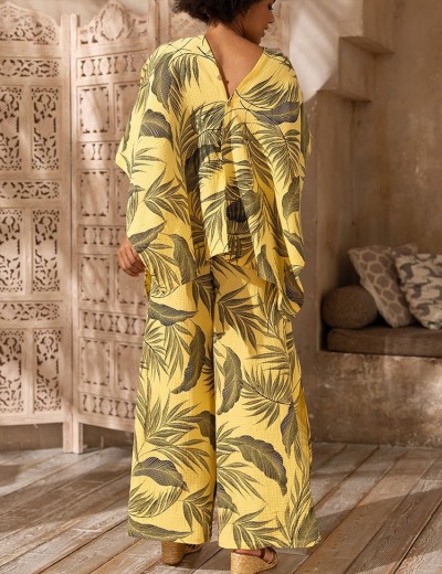 Костюм из хлопка Mia-Amore TENERIFE 5225 желтый, Цвет: желтый, Размеры: M, изображение 2