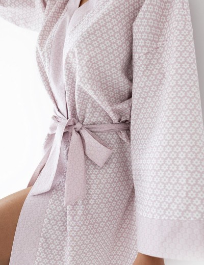 Халат с запахом Sensis EIRLYS, Цвет: пудровый, Размеры: L/XL, изображение 3