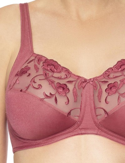 Мягкий бюстгальтер без косточек Felina 319 MOMENTS красный, Цвет: красный, Размеры: 80A, изображение 4