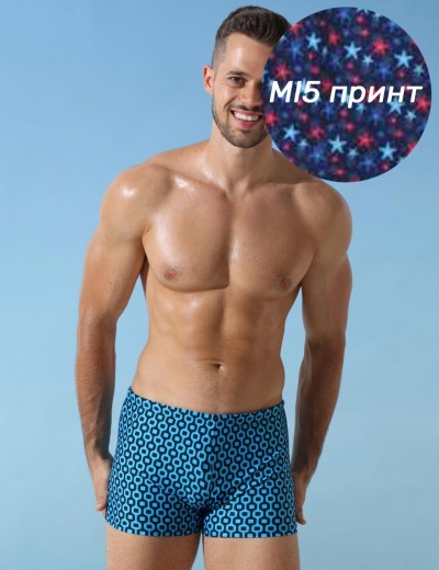 Мужские плавки боксеры Jolidon B11I / BL11I MI5_принт, Цвет: MI5_принт, Размеры: L, изображение 2