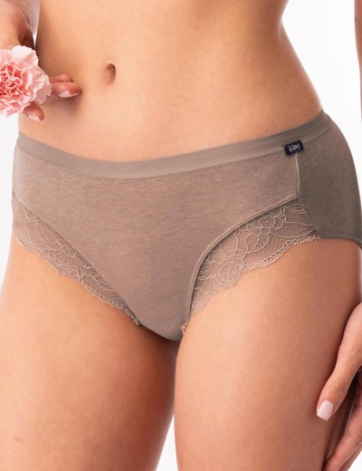 Набор трусов слипов Key LPC 200 бежевый + капучино, Цвет: бежевый + капучино, Размеры: 2XL, изображение 2