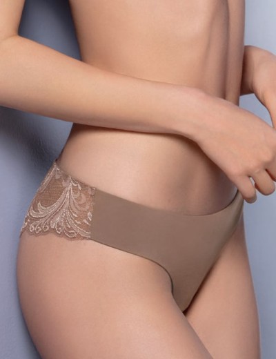 Трусы бразилиана Leilieve SAVOIR FAIRE 9500 visone, Цвет: visone (бежевый), Размеры: M