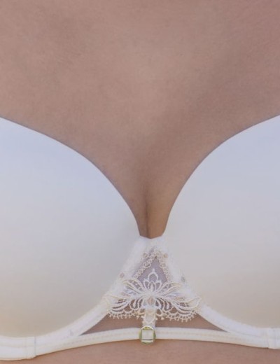 Комплект Leilieve SURPRISE балконет+слипы M8421 seta, Цвет: seta (молочный), Размеры: 80D, изображение 3