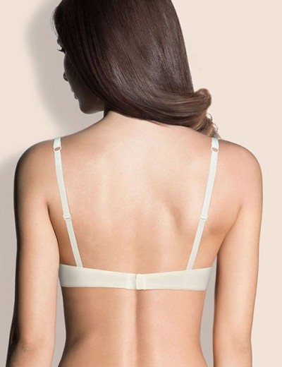 Бюстгальтер пуш-ап Lormar SATEN PUSH_UP panna, Цвет: panna (молочный), Размеры: 75B, изображение 4