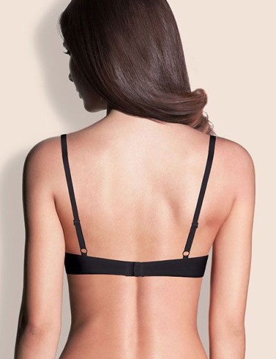 Бюстгальтер пуш-ап Lormar SATEN SOFT_UP nero/cipria, Цвет: nero/cipria, Размеры: 65B, изображение 2 Бюстгальтер пуш-ап Lormar SATEN SOFT_UP nero/cipria, Цвет: nero/cipria, Размеры: 65B, изображение 2