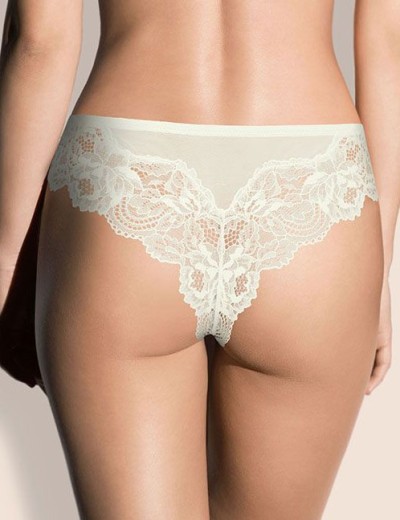 Трусы бразилиана Lormar SATEN brasiliana panna, Цвет: panna (молочный), Размеры: S, изображение 2