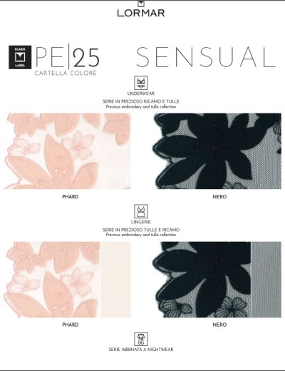 Комплект Lormar SENSUAL мягкая+стринги Sen52767 nero, Цвет: nero (черный), Размеры: 80C, изображение 8