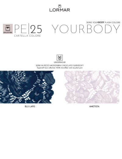 Комплект Lormar YOURBODY холтер+бразилиана You52316 blu lapis, Цвет: blu lapis (синий), Размеры: 80B, изображение 8