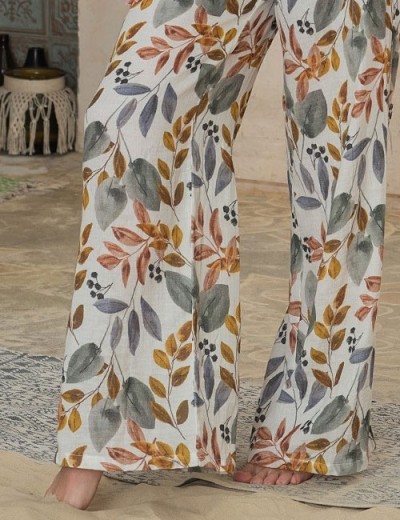 Брючный костюм из хлопкового муслина Mia-Amore ANAIS 5435, Цвет: мультицвет, Размеры: L, изображение 5