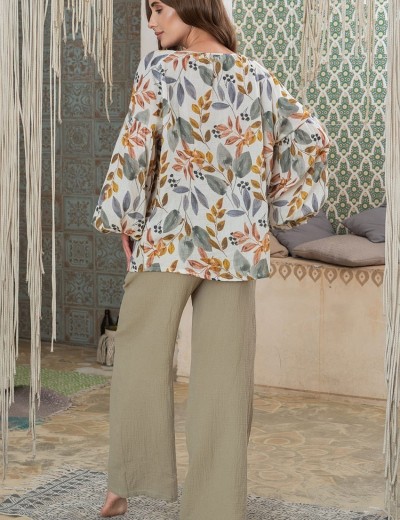 Комплект из хлопкового муслина Mia-Amore ANAIS 5436, Цвет: мультицвет, Размеры: 4XL, изображение 2