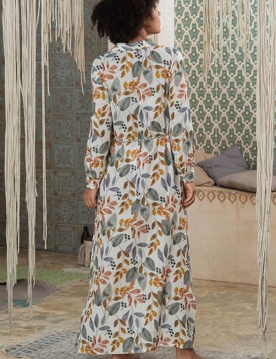 Длинная рубашка из хлопкового муслина Mia-Amore ANAIS 5437, Цвет: мультицвет, Размеры: S, изображение 2