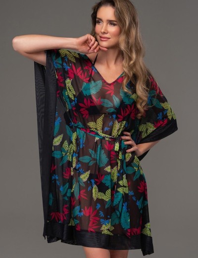 Туника для пляжа Mia-Amore CALIPSO 2272, Цвет: черный, Размеры: 2XL/3XL, изображение 4