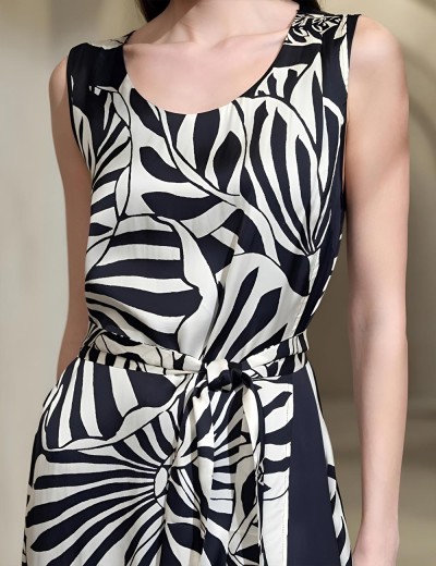 Длинный сарафан из смесового шёлка Mia-Amore MALENA 4140, Цвет: черный, Размеры: S, изображение 4