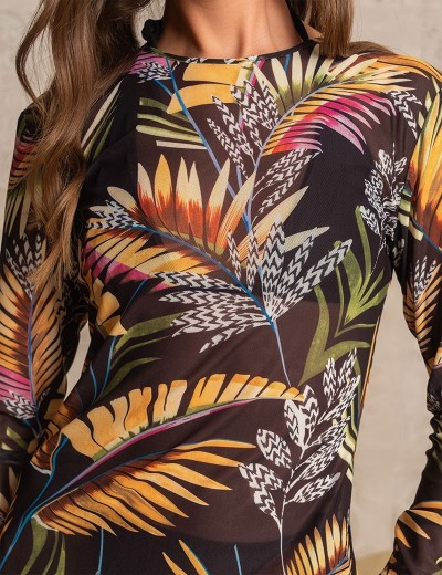 Короткое пляжное платье Mia-Amore NUBIA 2221, Цвет: черный, Размеры: M, изображение 4