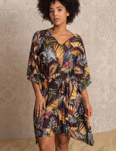 Туника пляжная Mia-Amore NUBIA 2224, Цвет: черный, Размеры: S/M, изображение 4