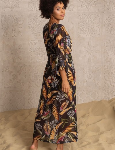 Распашная длинная туника Mia-Amore NUBIA 2225, Цвет: черный, Размеры: 2XL/3XL, изображение 2 Распашная длинная туника Mia-Amore NUBIA 2225, Цвет: черный, Размеры: 2XL/3XL, изображение 2