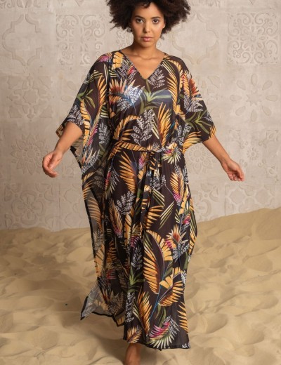 Длинная туника Mia-Amore NUBIA 2227, Цвет: черный, Размеры: 2XL/3XL, изображение 3