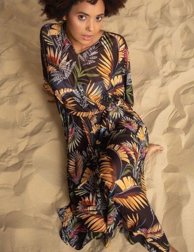 Длинная туника Mia-Amore NUBIA 2227, Цвет: черный, Размеры: 2XL/3XL, изображение 4