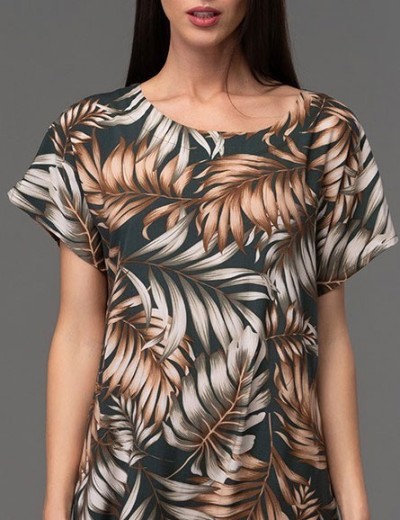 Длинное платье-туника Mia-Amore SAMUI 5397, Цвет: хаки, Размеры: 2XL/3XL, изображение 5 Длинное платье-туника Mia-Amore SAMUI 5397, Цвет: хаки, Размеры: 2XL/3XL, изображение 5