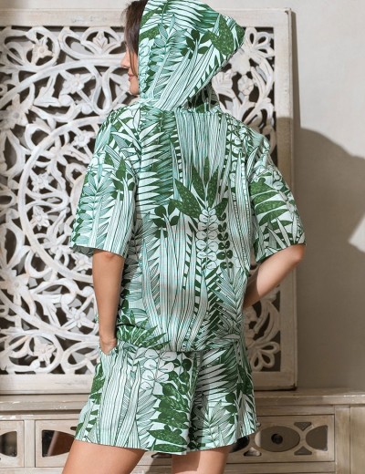 Натуральный комплект с шортами Mia-Amore SICILIA 5212, Цвет: малахит, Размеры: 2XL, изображение 2