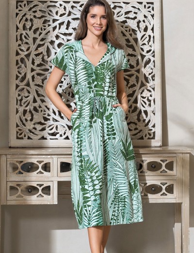 Туника с капюшоном Mia-Amore SICILIA 5219, Цвет: малахит, Размеры: L, изображение 3