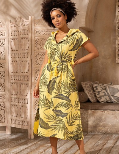 Туника из хлопкового муслина Mia-Amore TENERIFE 5221 желтый, Цвет: желтый, Размеры: L/XL, изображение 3