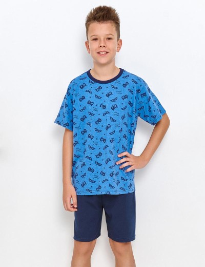 Пижама для мальчиков с шортами Taro 2945/2946/2951 WILLIAM, Цвет: синий, Размеры: 146, изображение 3