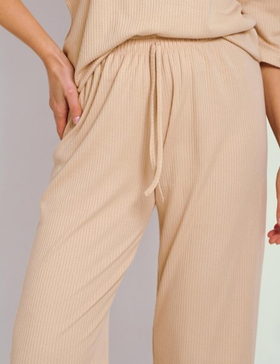 Пижама из фактурного хлопка Taro 3347 PAIGE, Цвет: бежевый, Размеры: M, изображение 4