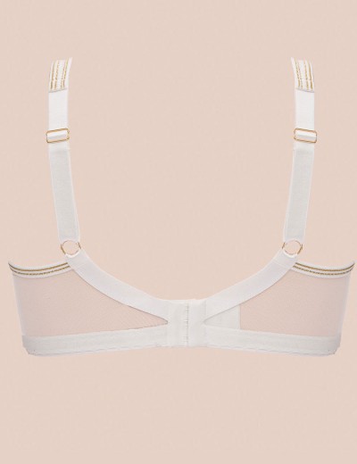 Бюстгальтер бралетт Alles CHIARA GOLD M bralette белый, Цвет: белый, Размеры: 65D, изображение 10