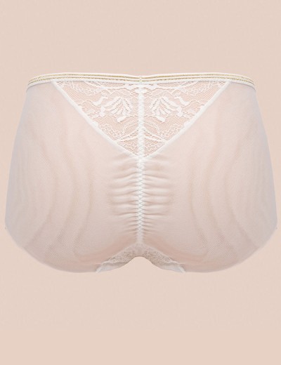 Трусы высокие Alles CHIARA GOLD classic белый, Цвет: белый, Размеры: M, изображение 7 Трусы высокие Alles CHIARA GOLD classic белый, Цвет: белый, Размеры: M, изображение 7