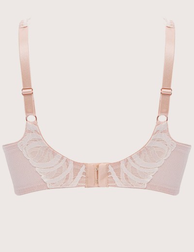 Кружевной бюстгальтер бралетт Alles CREME BRULEE M bralette, Цвет: бежевый, Размеры: 70E, изображение 9