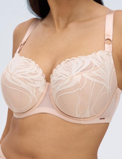 Бюстгальтер полупоролон Alles CREME BRULEE PU, Цвет: бежевый, Размеры: 80F, изображение 3