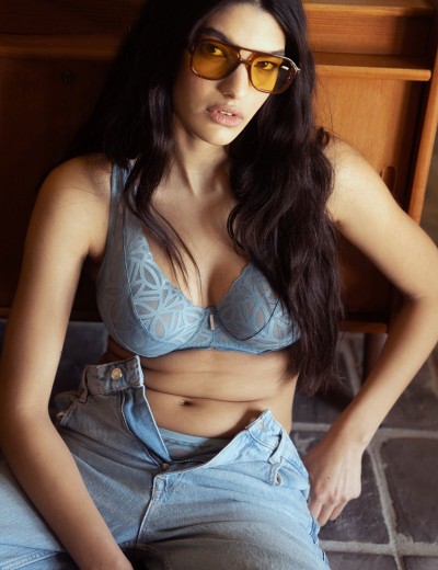 Бюстгальтер бралетт на каркасах Alles SALT&SEA M bralette, Цвет: голубой, Размеры: 65G, изображение 9