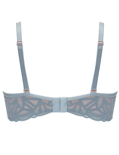 Бюстгальтер с вкладышами пуш-ап Alles SALT&SEA P-UP, Цвет: голубой, Размеры: 70E, изображение 8