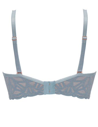 Бескостный бюстгальтер супер пуш-ап Alles SALT&SEA Super P-UP, Цвет: голубой, Размеры: 65E, изображение 7