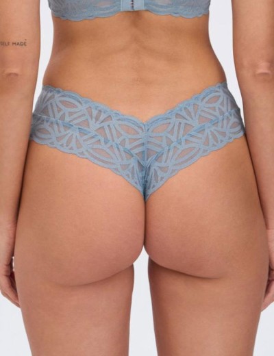 Кружевные стринги Alles SALT&SEA stringi, Цвет: голубой, Размеры: L, изображение 2