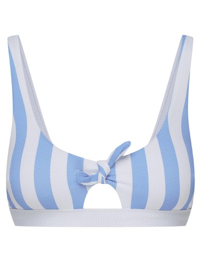 Полосатый верх купальника Esotiq 42831 MALLORC, Цвет: синий/белый, Размеры: L, изображение 5
